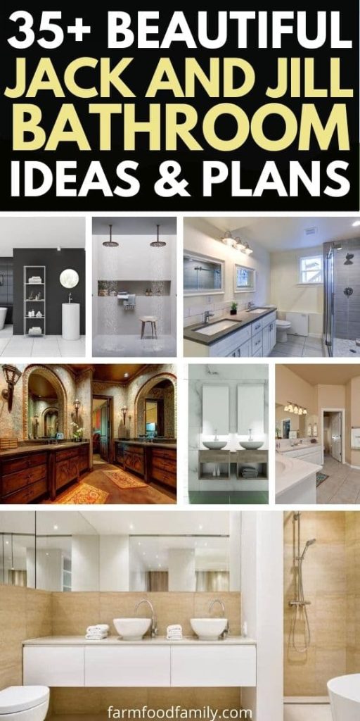 35 Best Jack And Jill Bathroom Ideas Designs With Layouts For 2022 - Small Jack And Jill Bathroom Dimensions
