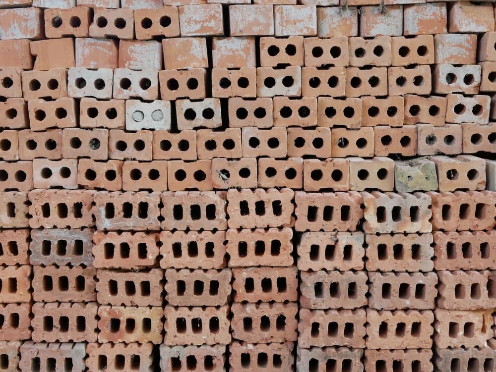 burnt clay bricks