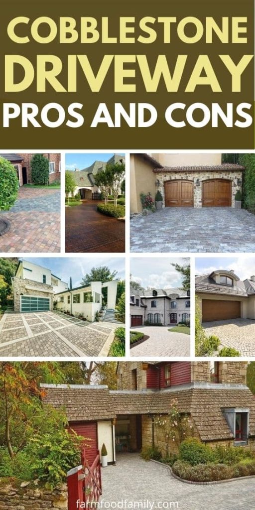 cobblestone driveway cost pros and cons ideas