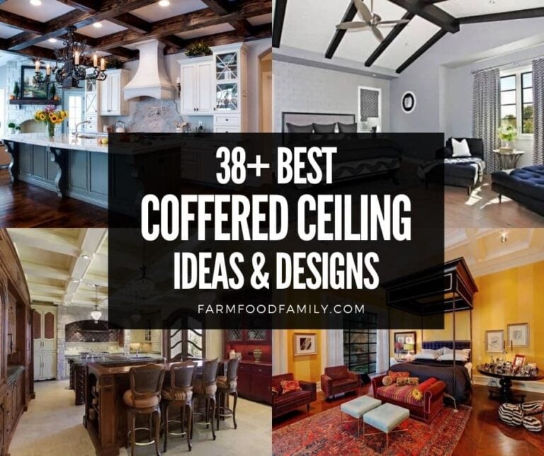 38+ Best Coffered Ceiling Ideas and Designs