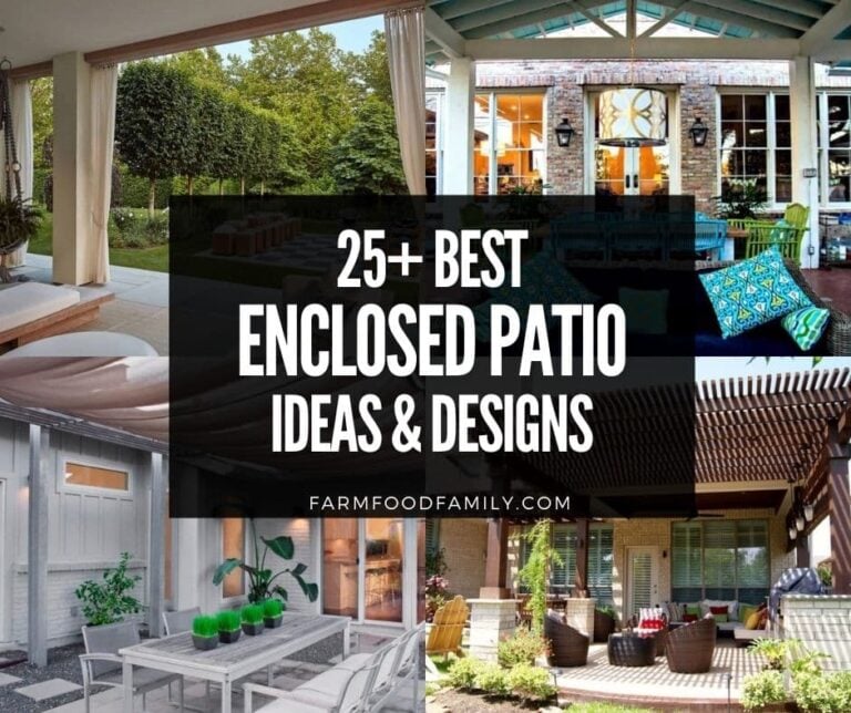 25+ Best Enclosed Patio Ideas and Designs
