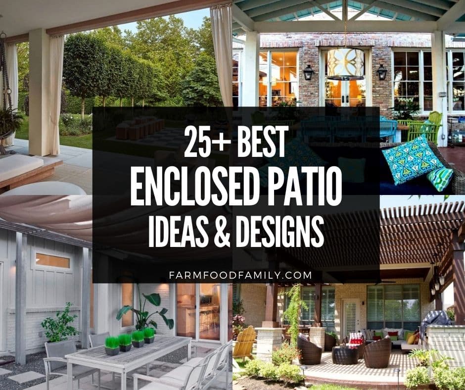 25 Simple Outdoor Enclosed Patio Ideas Designs On A Budget - Enclosed Patio Floor Plans