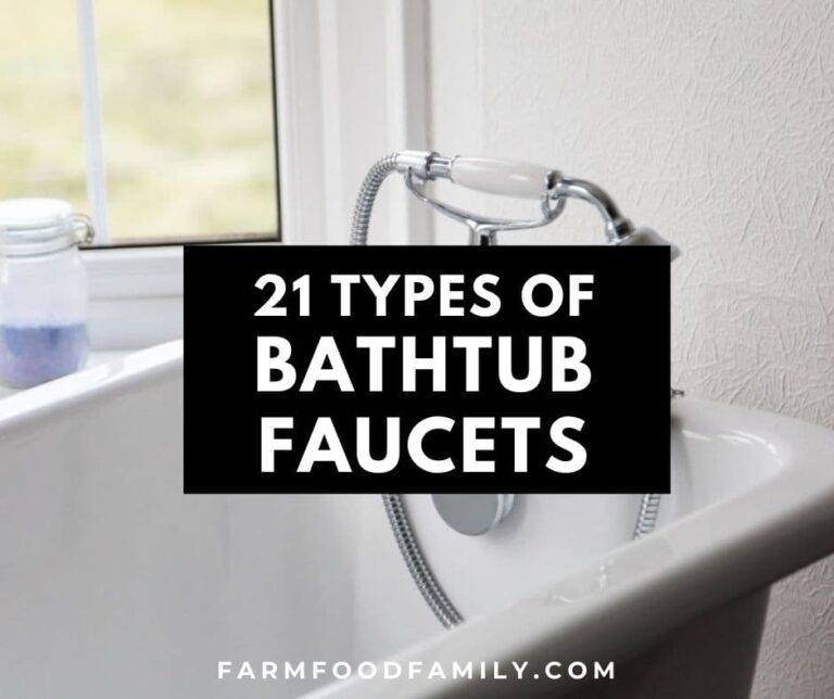 21 Types of Bathtub Faucets (Materials and Handles)