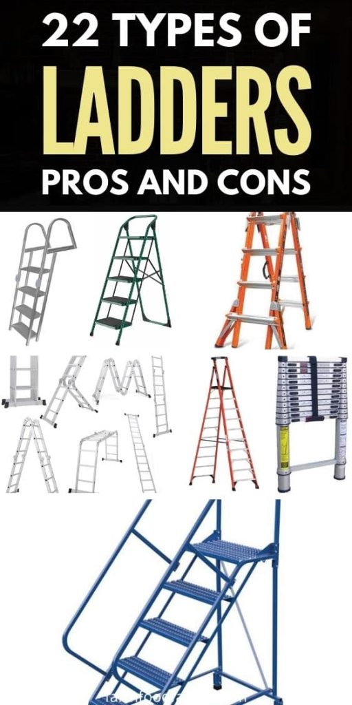 types of ladders materials