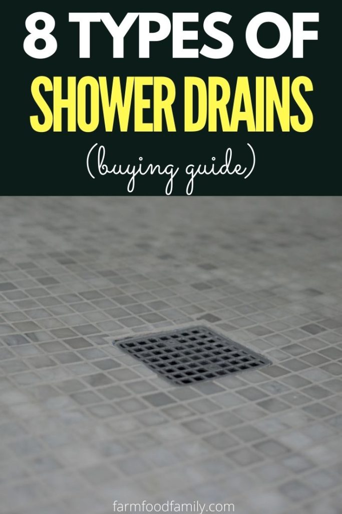 types of shower drains buying guide