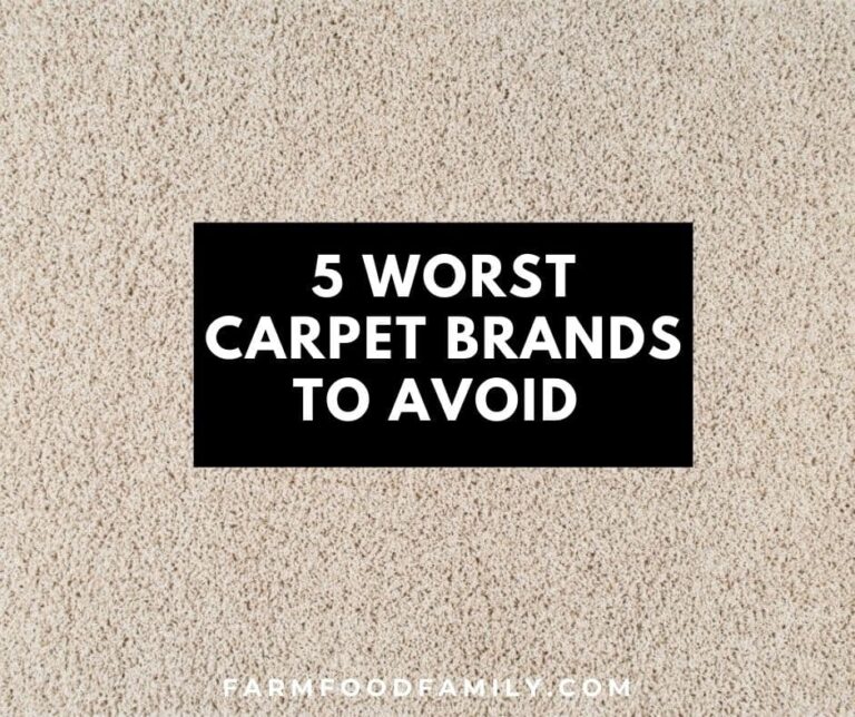 5 Worst Carpet Brands To Avoid and 6 Most Reliable Brands