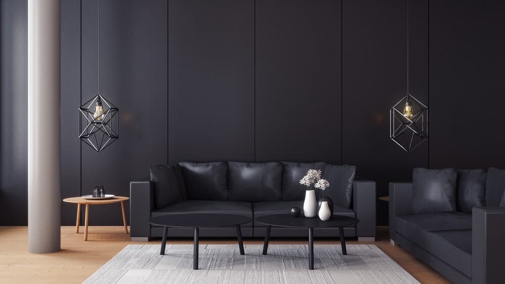 24 black couch living room ideas