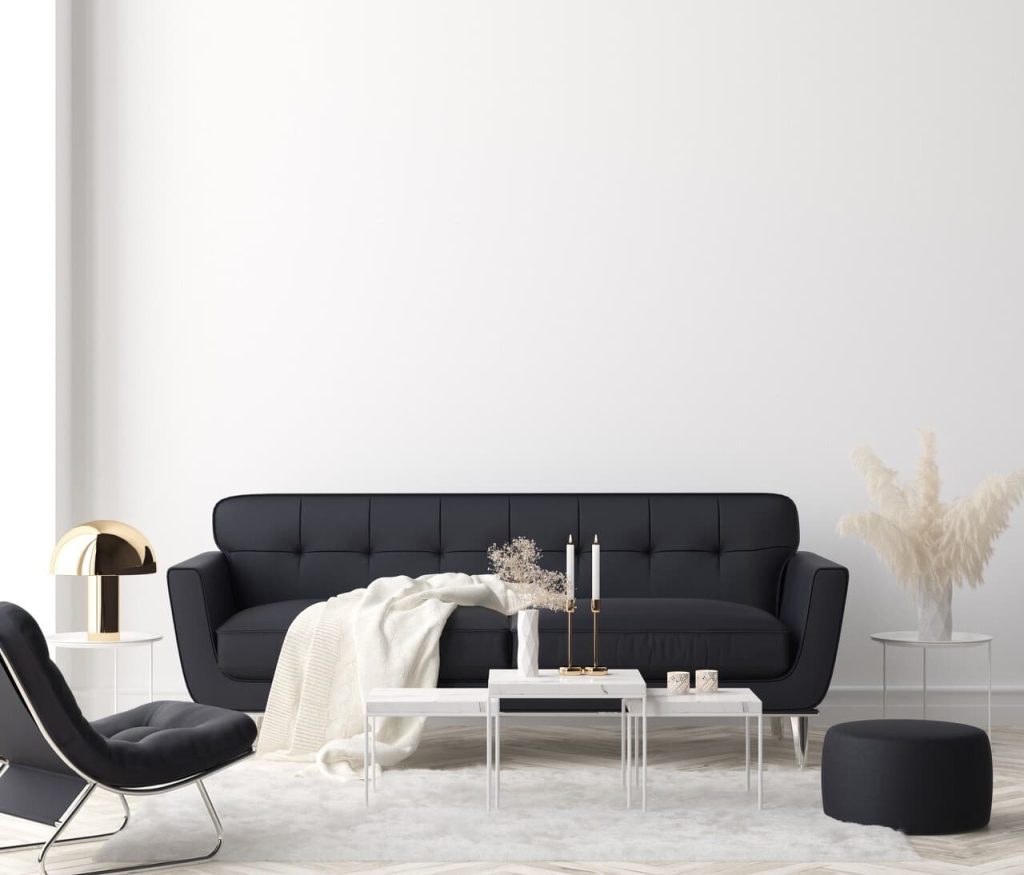 8 black couch living room ideas