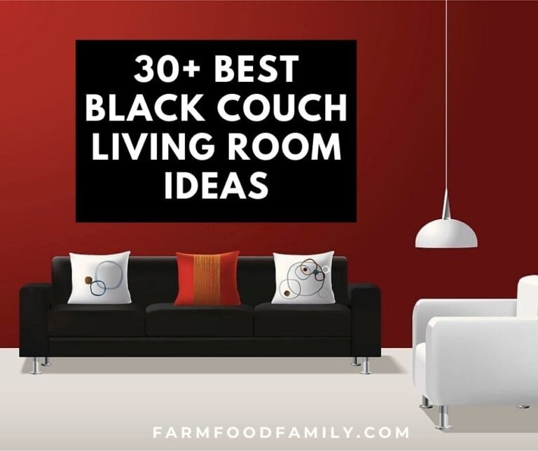 30 Ways to Complement Your Living Room with a Black Couch Furniture Set