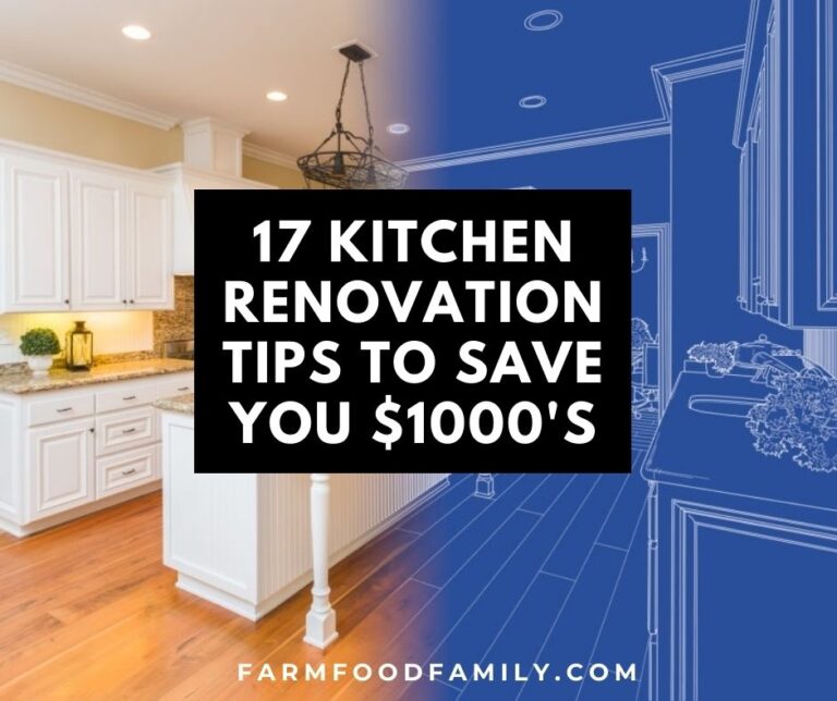 17 Kitchen Renovation Tips To Save You Thousands $1000’s