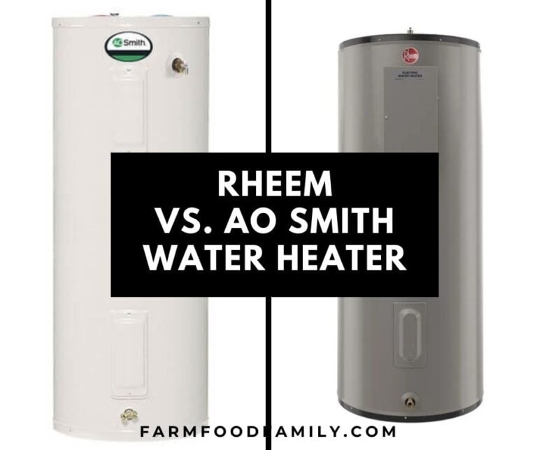 Rheem vs. AO Smith Water Heater: Difference and Comparison (A Complete Guide)
