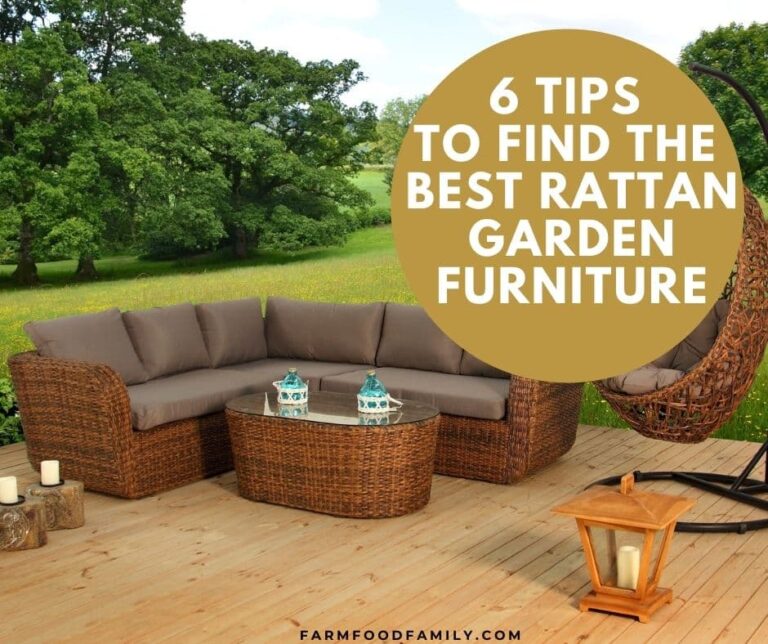 6 Tips To Find The Best Rattan Garden Furniture