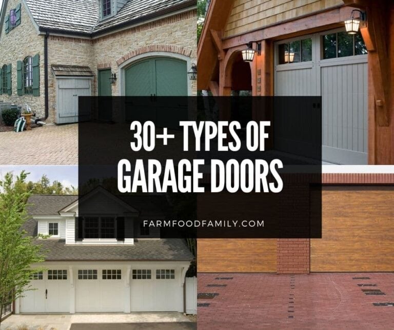 34+ Different Types Of Garage Doors: Styles, Materials (With Pictures)