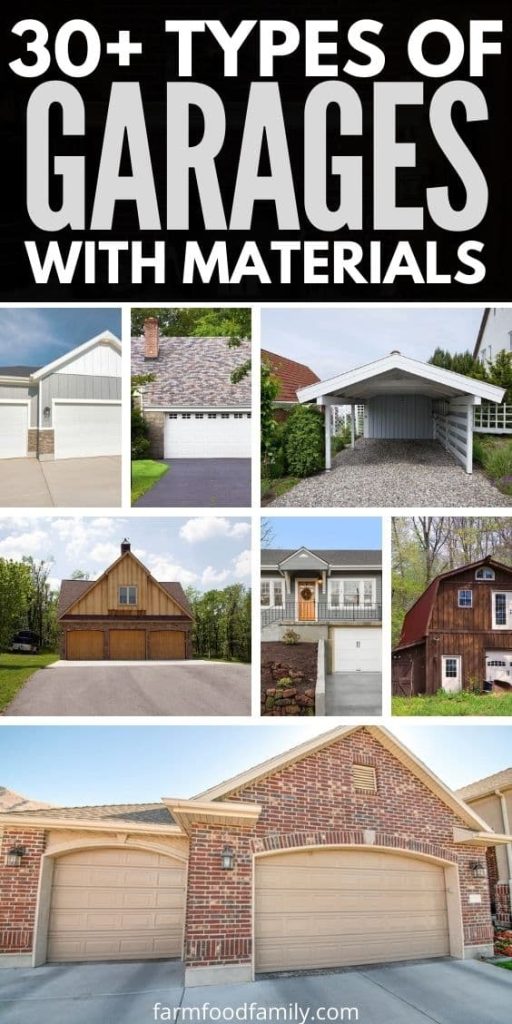 types of garages with pictures