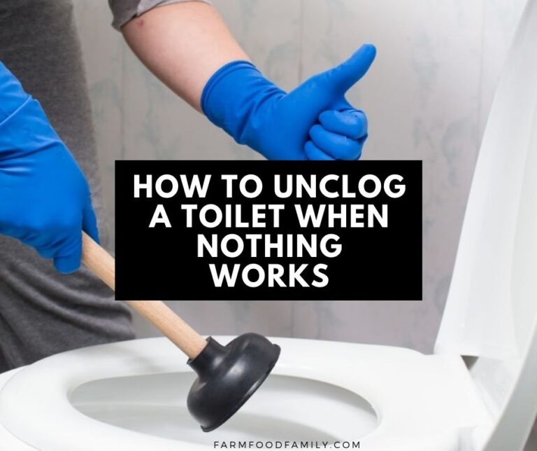 How to Unclog A Toilet When Nothing Works (9 Methods)