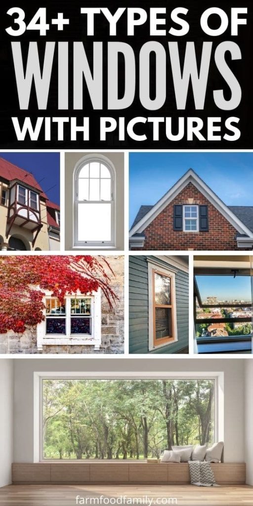 types of windows with pictures
