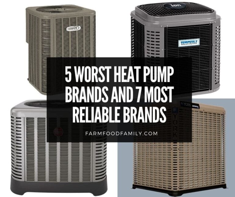 5 Worst Heat Pump Brands To Avoid and 7 Most Reliable Brands (Buying Guide)
