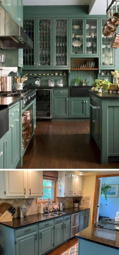 What Color Cabinets With Black Granite, What Color Kitchen Cabinets With Dark Countertops