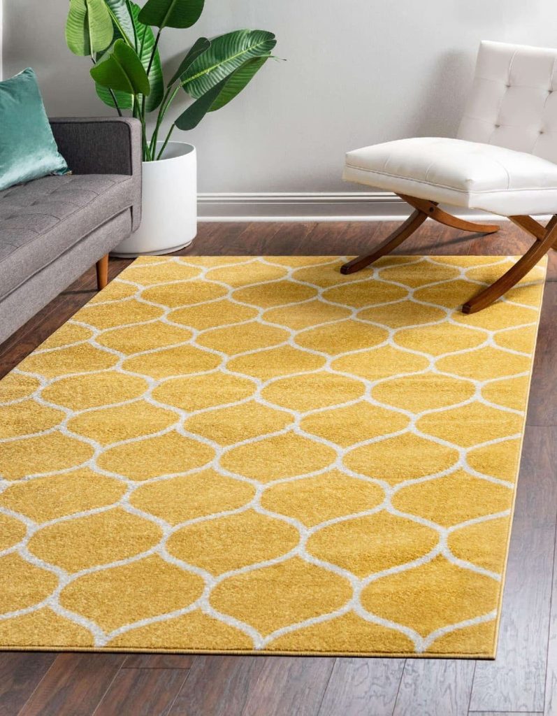 11 yellow rug for dark wood floors