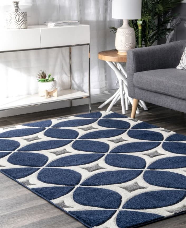 13 blue gray rug for dark wood floors