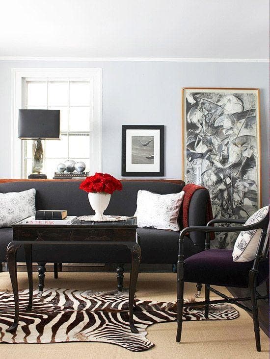 14 what colors go with charcoal grey couch