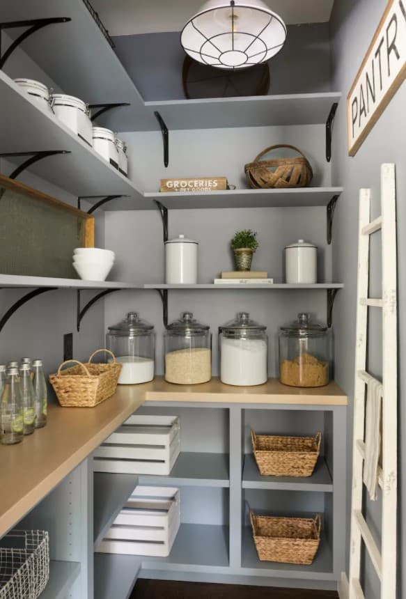 18 kitchen pantry shelving ideas