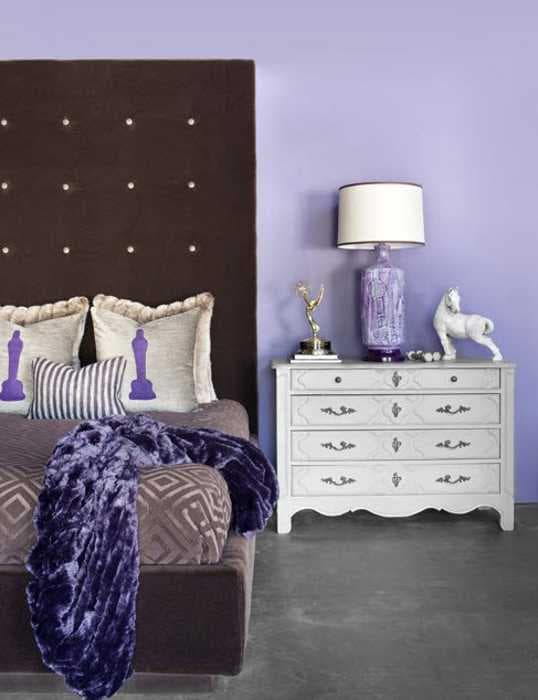 18 purple wall colors go with dark brown furniture 1