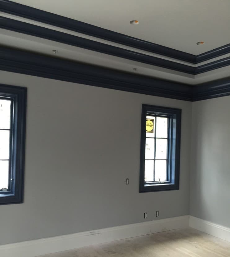 2 what color trim goes with gray walls