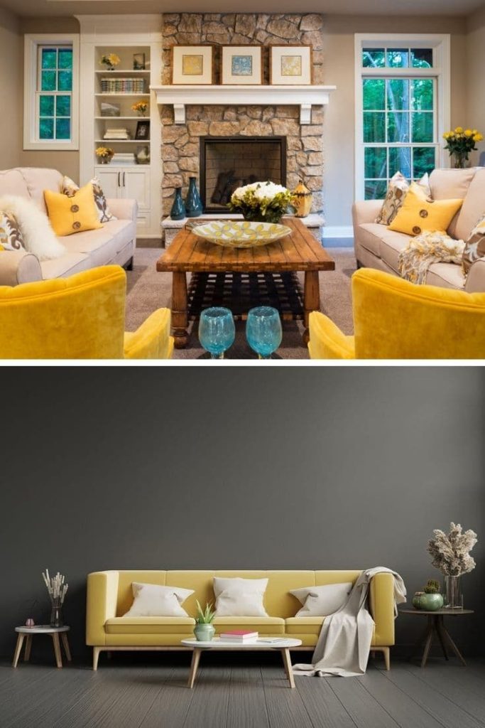 20 yellow white furniture colors goes with dark wood floors