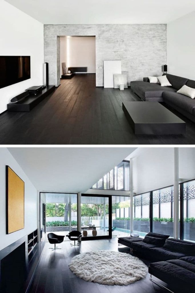 21 minimalist furniture colors goes with dark wood floors