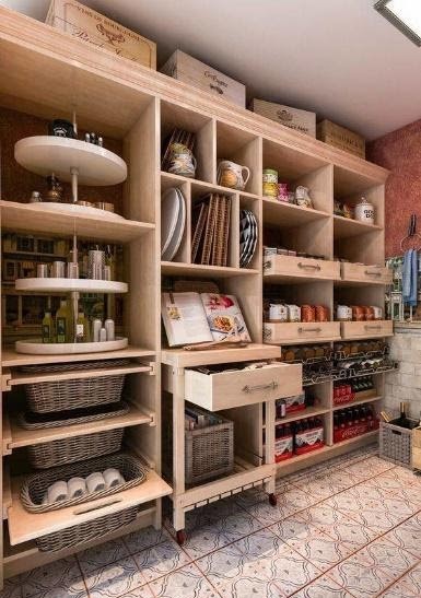 25 kitchen pantry shelving ideas