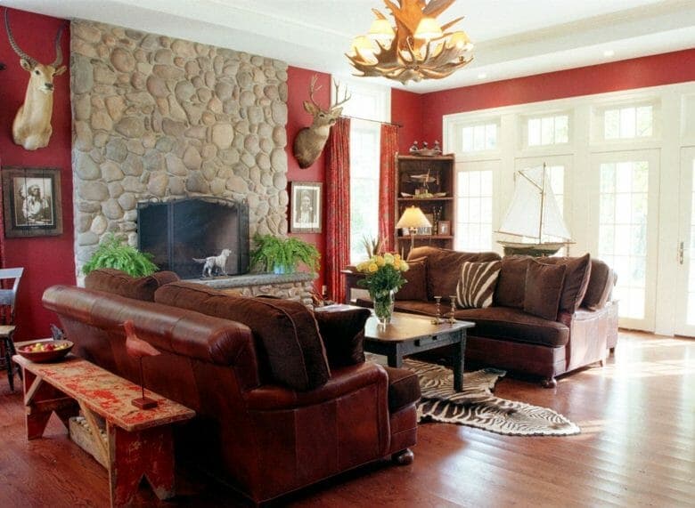 25 maroon wall colors go with dark brown furniture 1