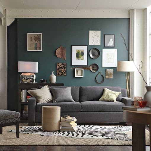 25 what colors go with charcoal grey couch