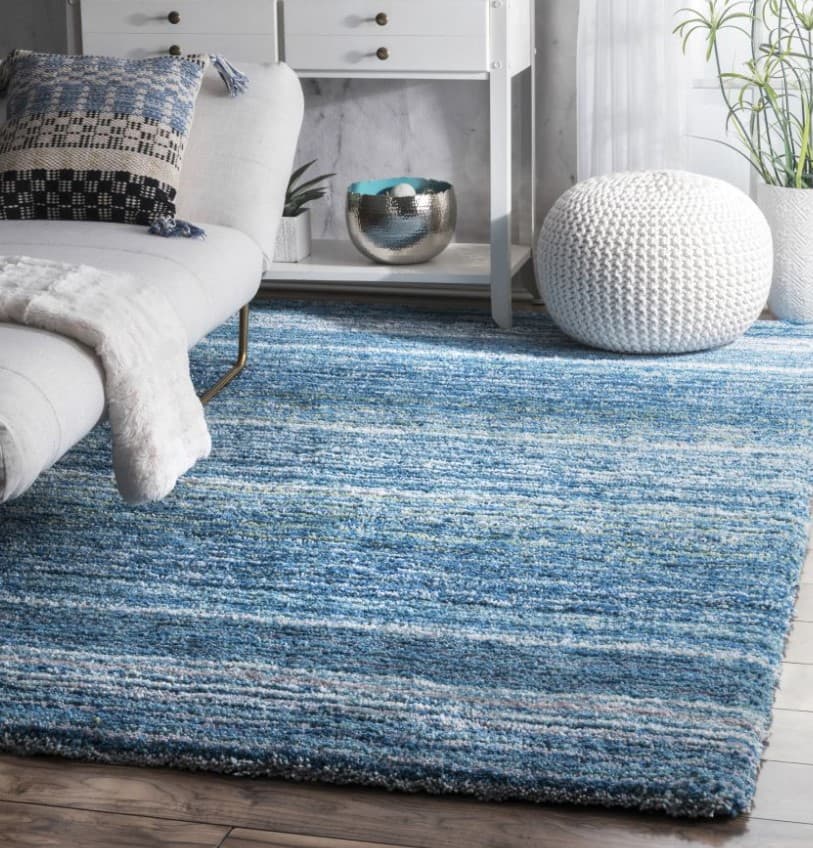 4 blue rug for dark wood floors