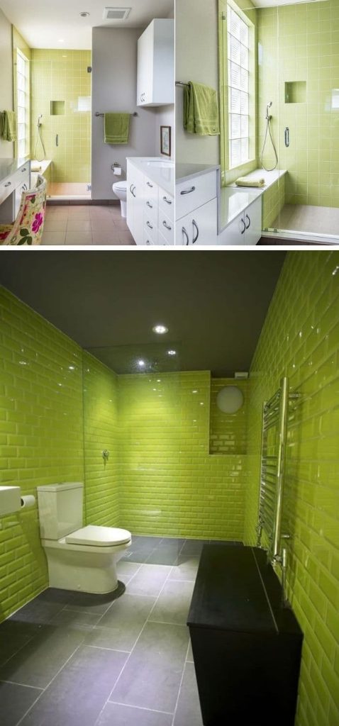 4 what color walls go with gray tile bathroom