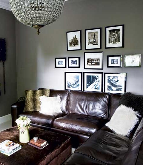 5 gray wall colors go with dark brown furniture