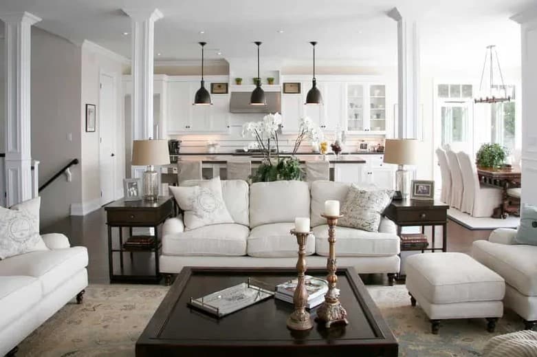 7 classic white furniture colors goes with dark wood floors 1