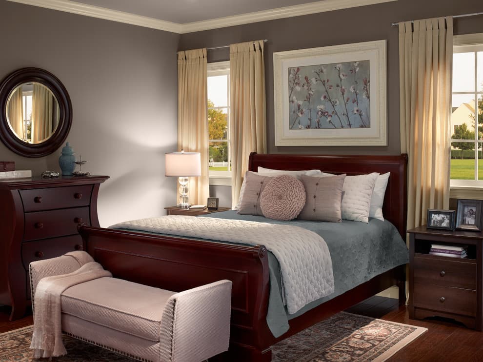 What Color Paint Goes With Cherry Wood, Cherry Wood Color Dressers In Bedrooms