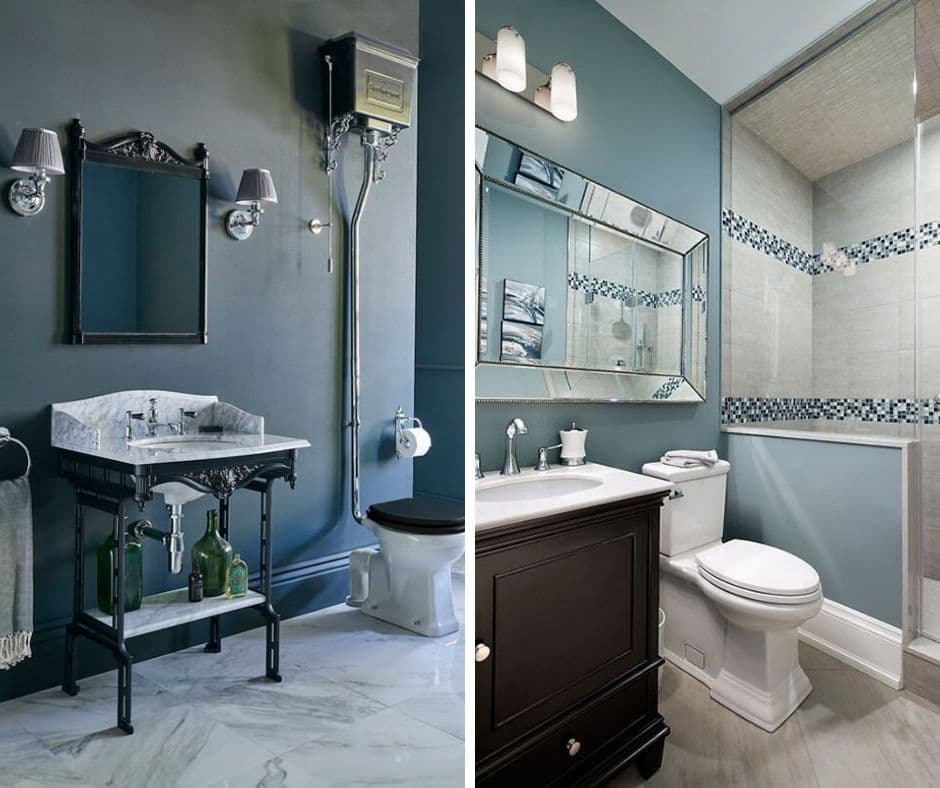 What Color Walls Go With Gray Tile Bathroom 25 Ideas For 2022 - Paint Color To Match Gray Tile