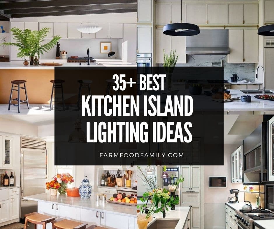 35 Best Kitchen Island Lighting Ideas, Lighting Over Kitchen Island Ideas