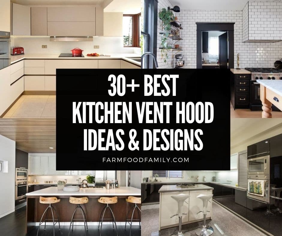 30 Best Kitchen Vent Hood Ideas And, Kitchen Island Vent Hood Designs