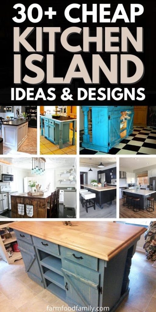 35 Best Diy Kitchen Island Ideas And, Diy Large Kitchen Island Ideas