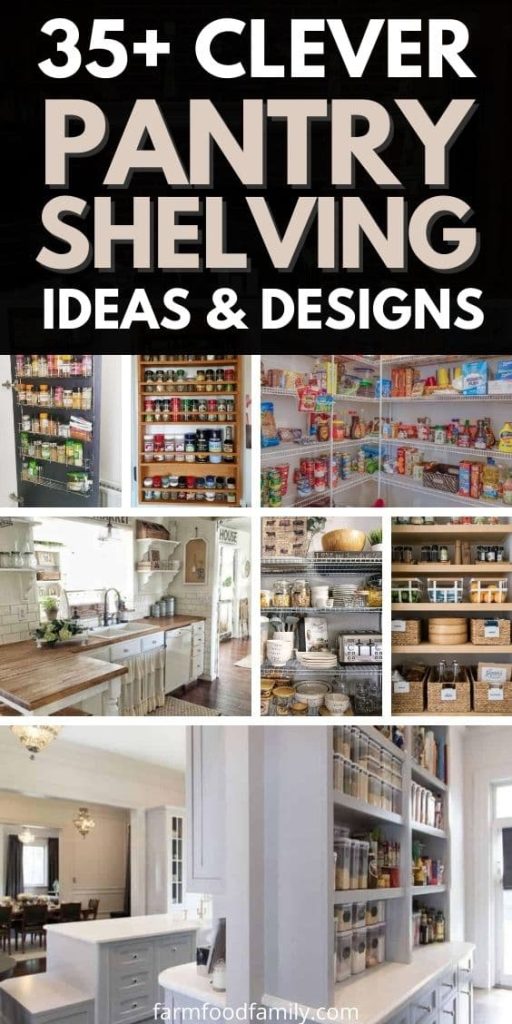 clever pantry shelving ideas designs