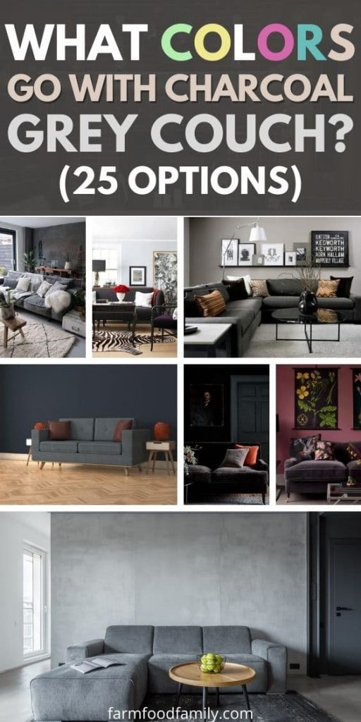 colors go with charcoal grey couch ideas
