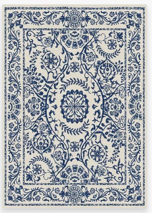 delphina delft blue rug