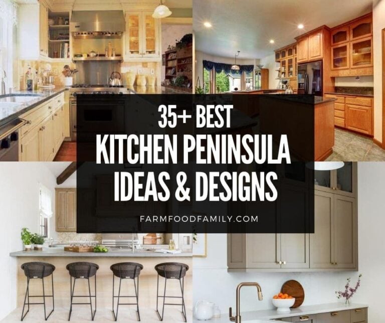 35+ Best Kitchen Peninsula Ideas and Designs (With Layouts)