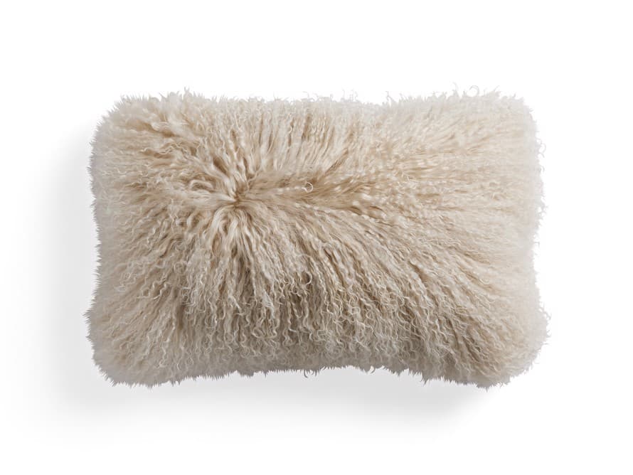 long wool pillow