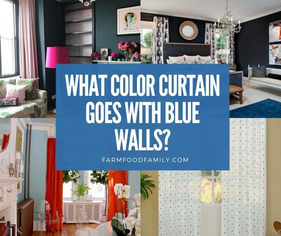 What Color Curtain Goes With Blue Walls, Should Curtains Match Wall Color