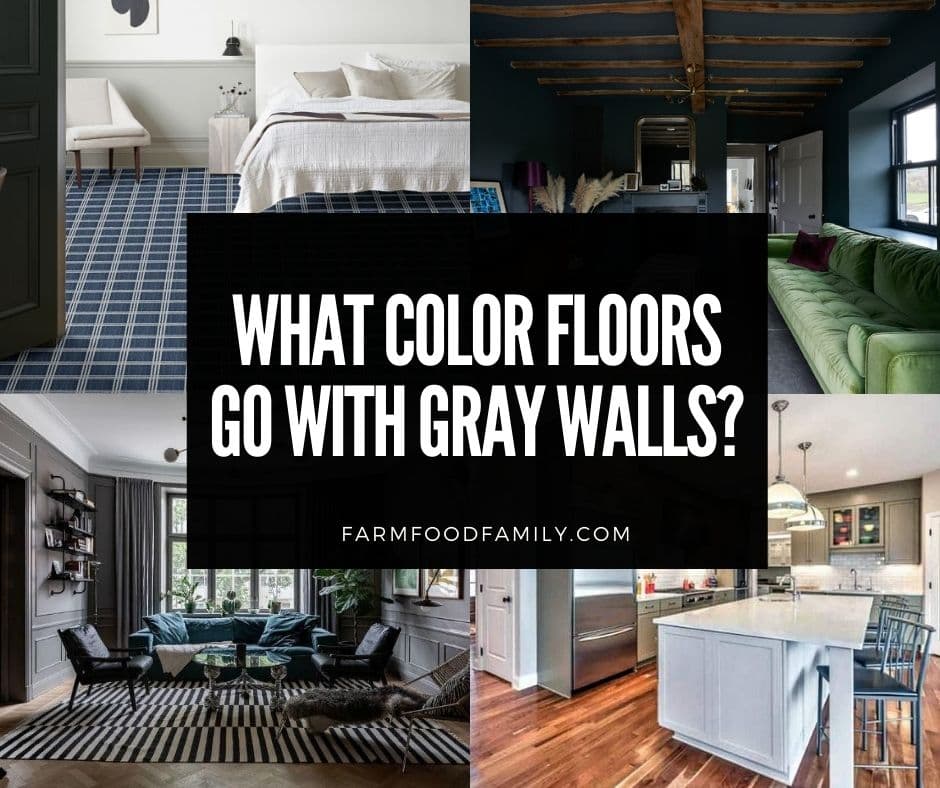 What Color Wood Floor Goes With Dark Gray Walls 