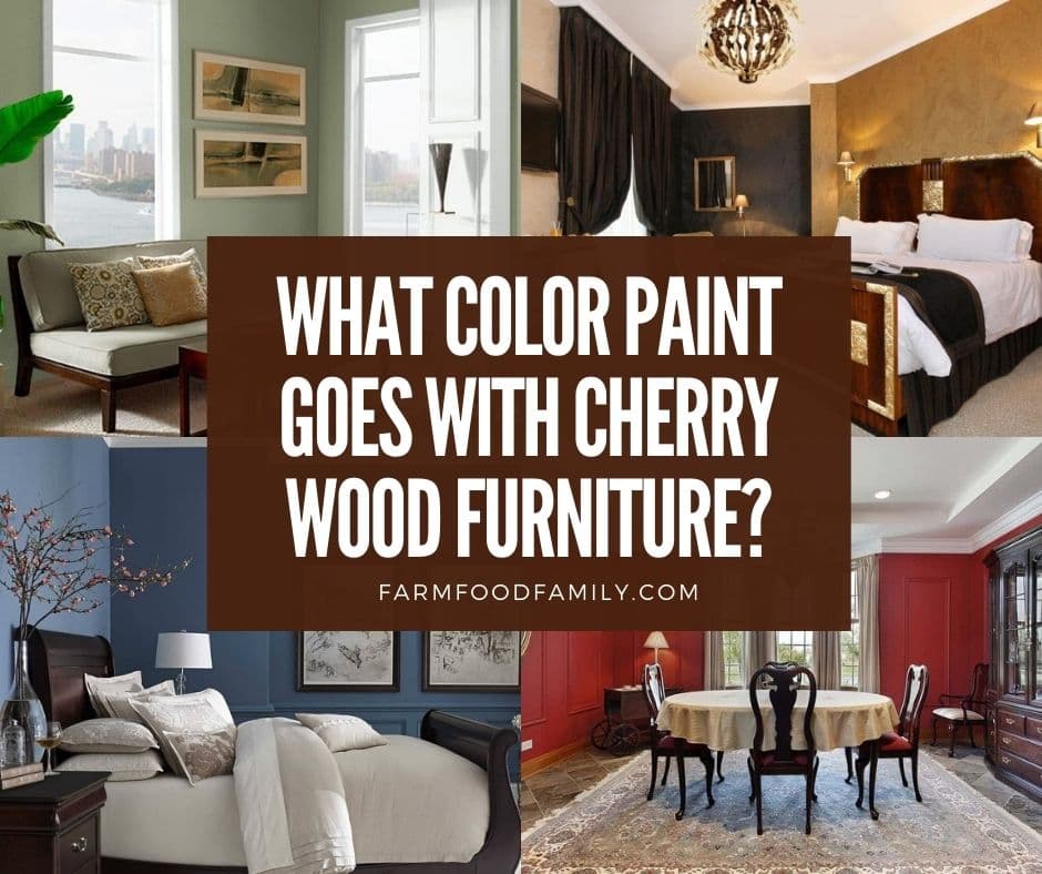 What Color Paint Goes With Cherry Wood, Cherry Wood Color Dressers In Bedrooms